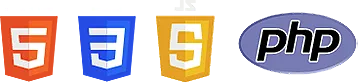 Html5, css3, php and vanilla javascript